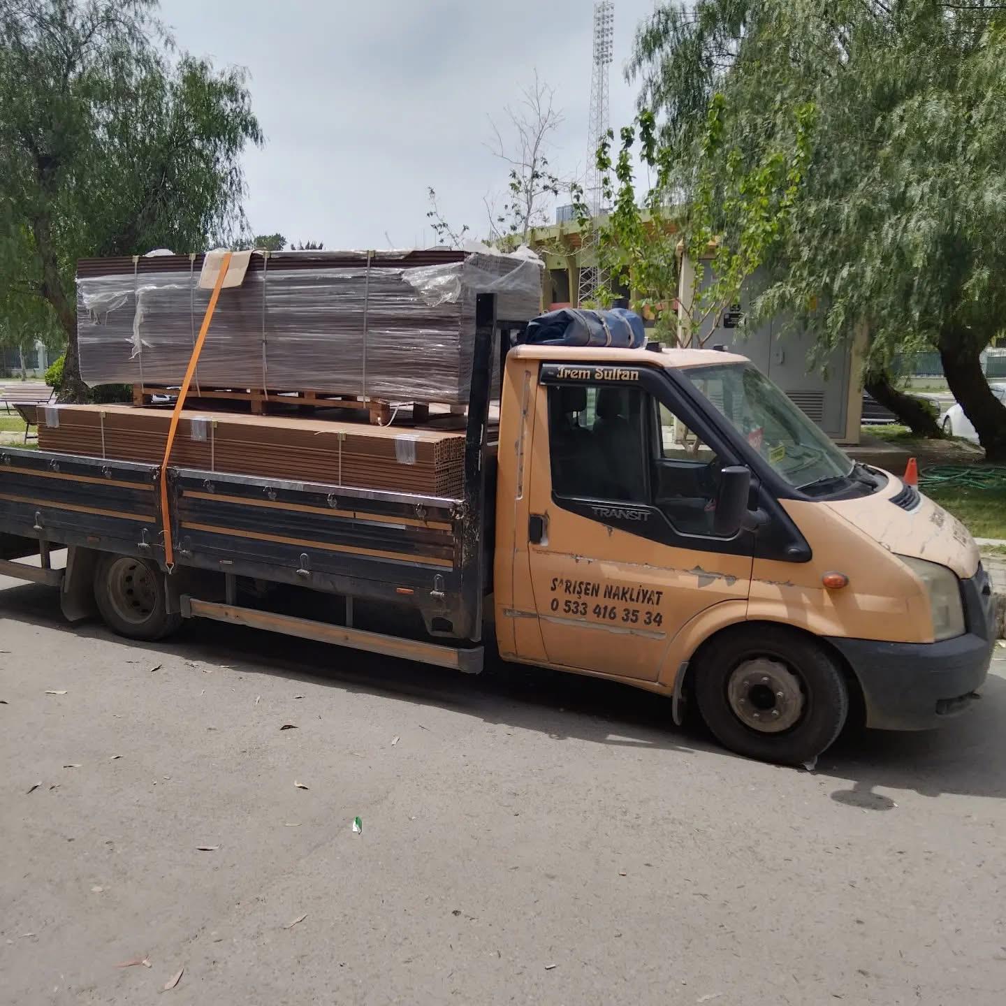 modern logistics truck